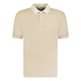 Woolrich Stitched Logo Polo T - Shirt Beige - Boinclo ltd - Outlet Sale Under Retail