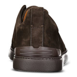 Zegna Triple Stitch Trainers Dark Brown Suede - Boinclo - Outlet Sale Under Retail
