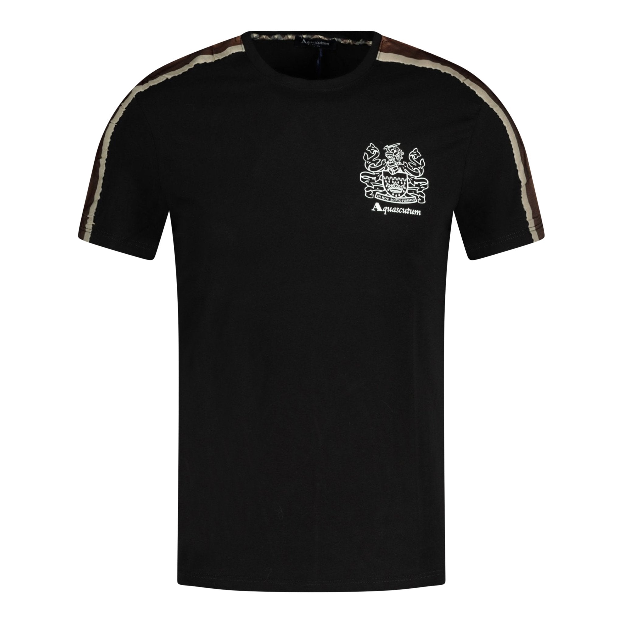 Color variation of Check Stripe T-Shirt Black