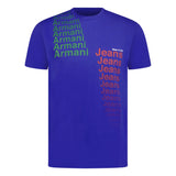 Armani Jeans Logo T-Shirt Blue - Boinclo ltd - Outlet Sale Under Retail