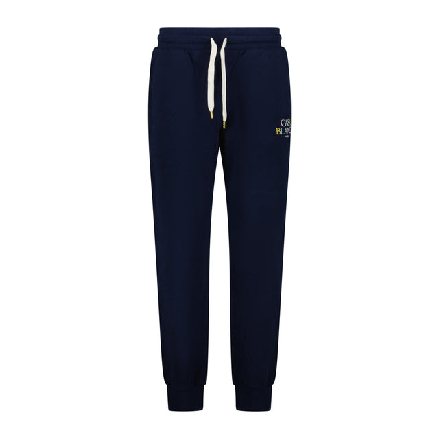 Casablanca Loopback Writing Logo Sweatpants Navy - Boinclo ltd - Outlet Sale Under Retail