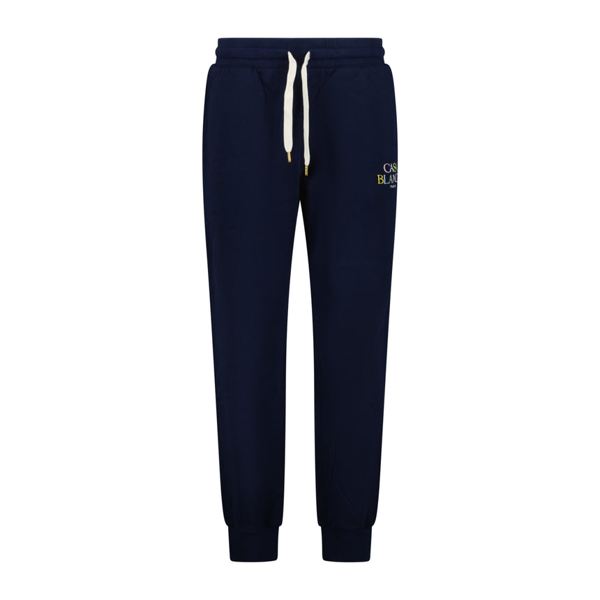Casablanca Loopback Writing Logo Sweatpants Navy - Boinclo ltd - Outlet Sale Under Retail