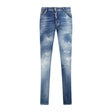 DSquared2 'Cool Guy' Paint Splatter Slim Fit Jeans Blue - Boinclo ltd - Outlet Sale Under Retail