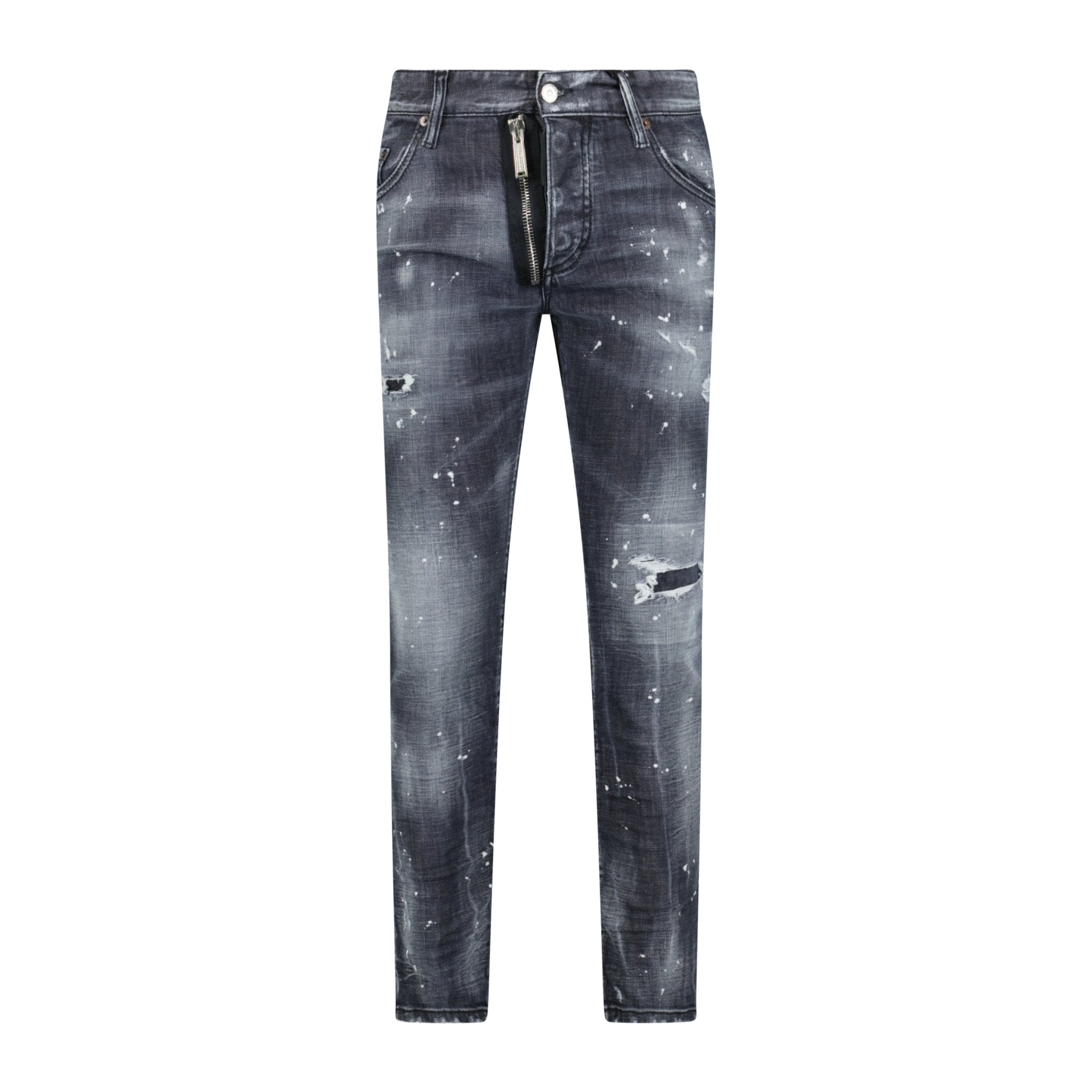 Color variation of 'Skater' Print Logo Slim Fit Jeans Black