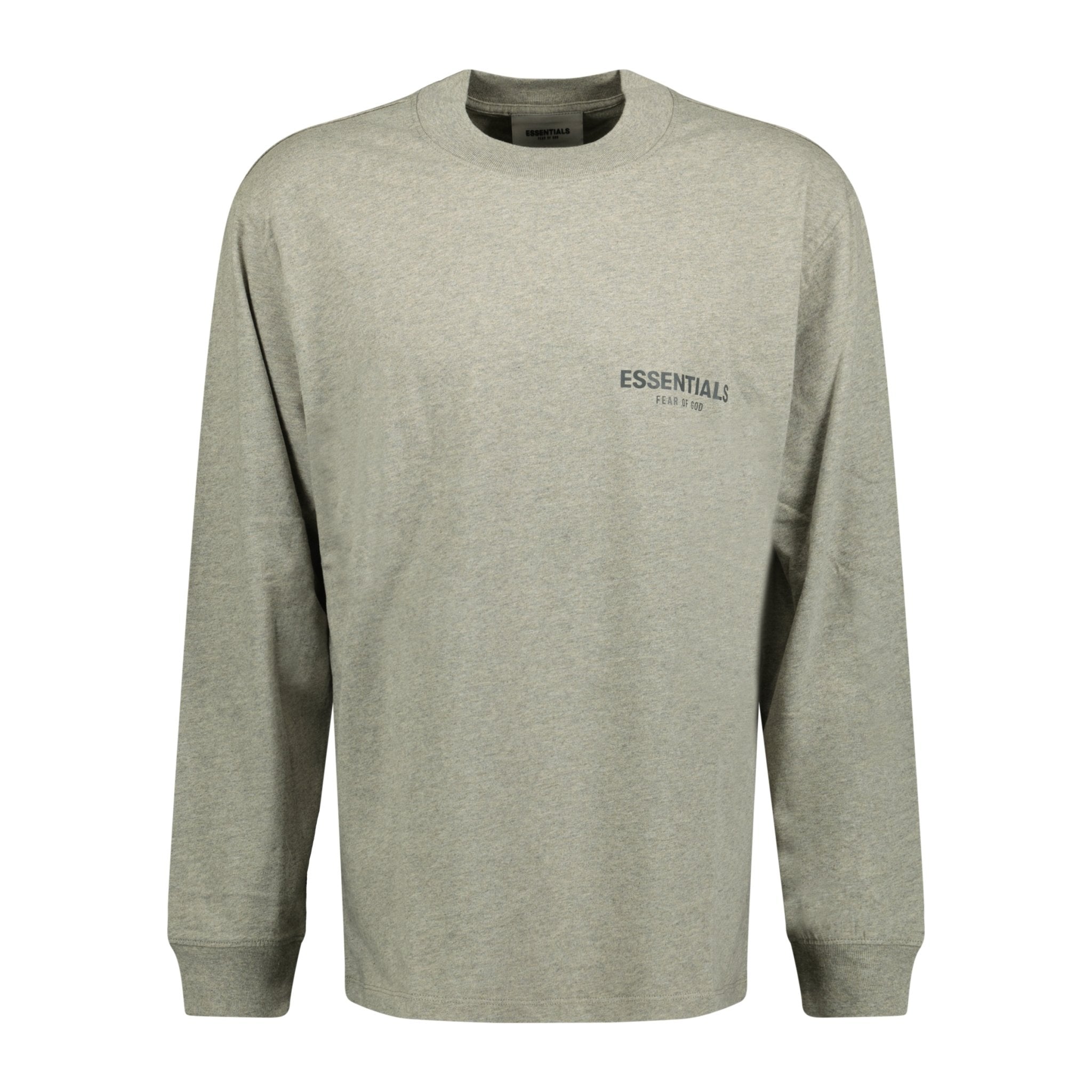 Color variation of Long Sleeve T-Shirt Heather Oat (Grey)